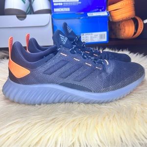 Men’s Black Orange Adidas AlphaBounce Running Shoes Sneakers Size 11